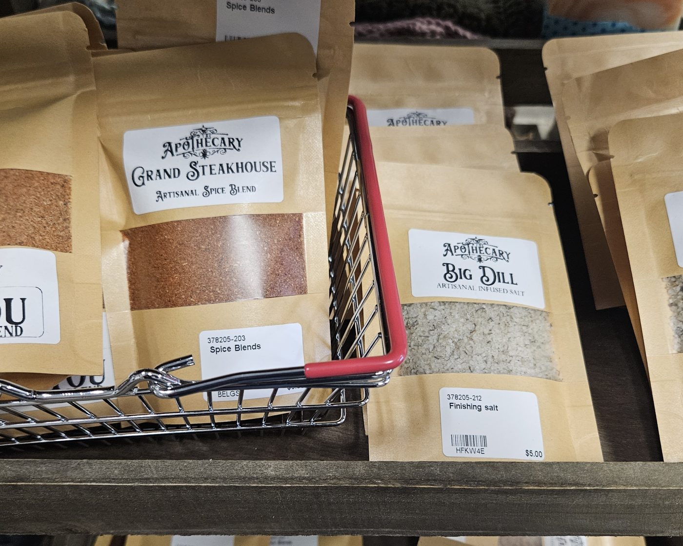 House-blended spice mixes and fish fry seasonings