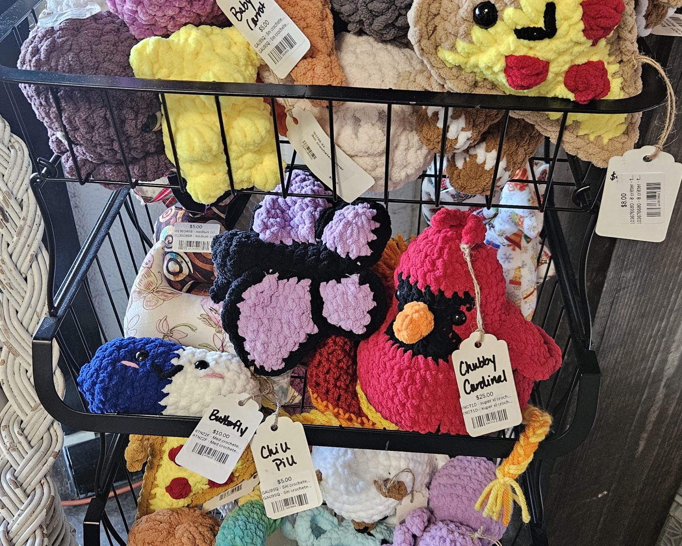 Handmade toys, crochet and gift items